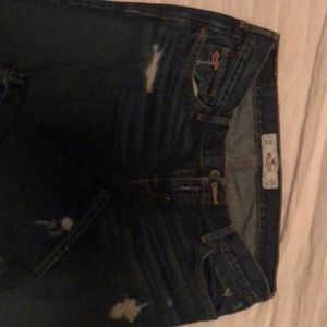 DONATED Hollister jeans w  28 L 33 low rise jeans